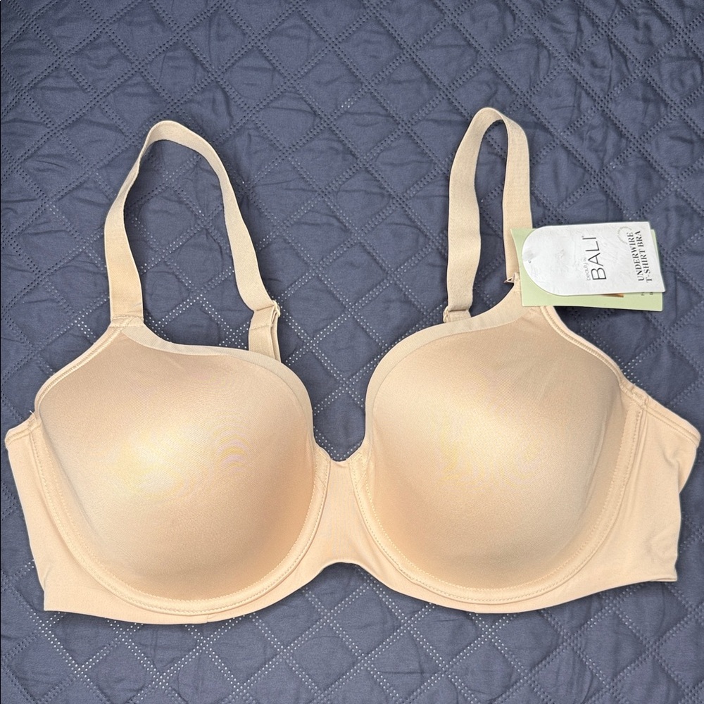 NWT Bali Underwire No Slip Back & Side Smoothing T-Shirt Bra